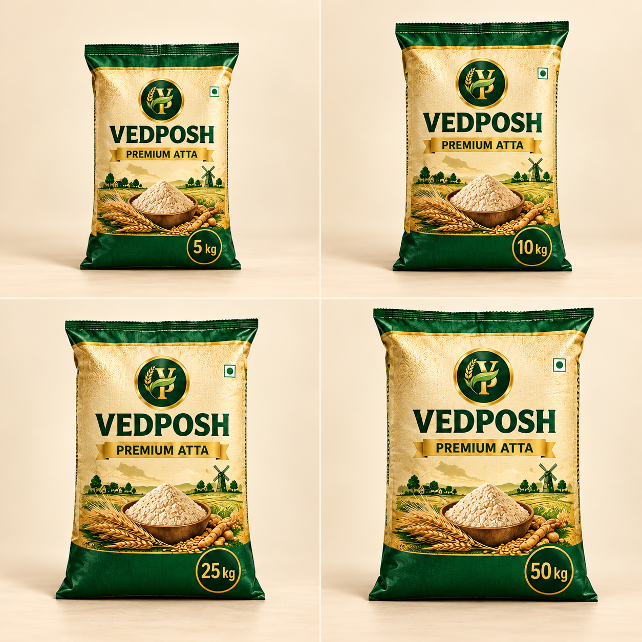 Vedposh Premium Atta product range